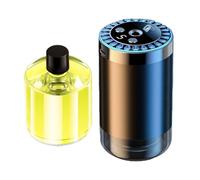 Car Diffuser, USB Smart Humidifier, Alloy, 7-Color LED Starry Light Oil Diffuser for Indoor Relaxation, Home Studio, Bathroom, Nursery, Pet Spaces, Travel, Tent, Bedroom, 6.5x6.5x11cm