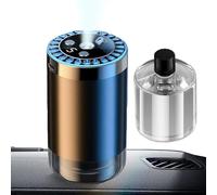 Car Diffuser, Usb Smart Humidifier with 7-Color Led Starry Light, Essentialed Oil Diffuser, Perfect for Relaxation in Home, Studio, Nursery, Pet Area, Travel, and Bedroom, 6.5x6.5x11cm 50ml Alloy