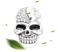 Car Diffuser Vent Clip - Effortless Elegance Skull Head Perfume Air Outlet Clip - Easy To Carry Creative Automotive Interior Ornament Car Decoration Freshener For Halloween