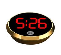 Car Digital Clock, Car Dashboard Digital Clocks, Digitals Clock For Cars With LED Display, Alloy Touch Activated Round Digitals Display Clocks, Stylish Appearance Cars Accessories For SUV, Sedan