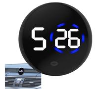 Car Digital Dashboard Clock, Mini Luminous Car Vent Clocks, Small Digital Clock Stick, LED Digiital Kitchen Timer | Waterproof Stick On Cars Clocks, Truck Dashboard, Air Vent, Truck Travel Camping