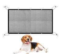 Car Dog Barrier Net Protective Backseat Divider, Foldable Pet Isolation Mesh, Non Slip Heavy Duty Vehicle Truck Safety Barrier Secure 116x76cm for Road Trips Travel Transportation