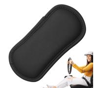 Car Door Armrest - 6.3 Inches Leather Knee Cushion | Flexible Top Layer Cowhide - Soft Firm Sticking Installation Universal Car Seat Accessory For Comfort Style And Long Lasting Use