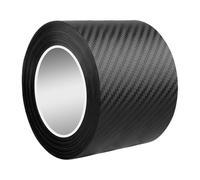 Car Door Edge, Self-Adhesive Edge Protector, Black Carbon Fiber, Multifunctional Waterproof Anti Collision Car Door Sill Protection Film for Dashboard