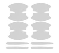 Car Door Guard Film, Clear Scratch Protection Decal, Invisible Handle Shield Sticker, Auto Paint Saver Layer, for Automotive Vehicle SUV Truck Exterior Driving Parking Maintenance Everyday 8 pieces