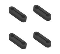 Car Door Latch Protector - Noise Reduction Edge Guard, Silicone Door Latch Protective Cover, Anti Scratch Doors Lock Cover for Sedan Minivan Truck Commuting Urban Riding 1.65x0.39x0.2 inches
