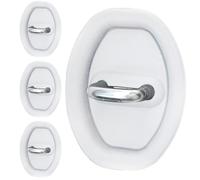 Car Door Lock Cover - Silicone Protector Cap, Adhesive Guard Trim Box Set | Silicone Adhesive Backing Vehicle Door Lock Decorative Cover Shielding Latch Mechanisms On Suvs Pickups Against Rust Devices.