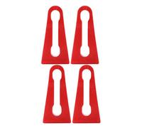 Car Door Lock Sound Deadener, 4X Auto Rubber Door Lock Dampers for Front and Rear Doors, Noise Reduction Cushions for Cars, Trucks, SUVs, and Minivans