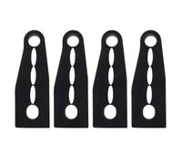 Car Door Lock Sound Insulation Pads - 4-Piece Shock Absorber Dampers