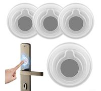 Car Door pour static pour eliminator Stickers LED Anti-Shock | LED Indicator, Triple-layer Silicone Cushioning, Scratch Protection, Easy Install, Fits Cars pour rvs Trucks, 4-pack