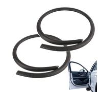 Car Door Rubber Seal Strip - B-Pillar -Type Weather Stripping | Heavy Duty Black Edge Trim Gasket Sealer for Truck, SUV, Boat, Home, Auto, 2pcs Set, Sizes 1.6m / /