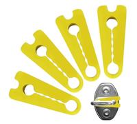 Car Door Shock Absorber,4 Piece 4.2x1x1.3cm Silicone Buffer - Cushioning Protection Door Shock Absorber - Strong And Robust Material For Drivers Trailer Vehicle Garage Parking Noise Reduction