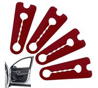 Car Door Shock Absorber,4 Piece 4.2x1x1.3cm Silicone Buffer - Cushioning Protection Door Shock Absorber - Strong And Robust Material For Drivers Trailer Vehicle Garage Parking Noise Reduction