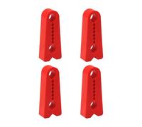 Car Door Shock Absorber - 4pcs Secure Fit Silicone Car Door Latch Cover Universal Doors Lock Protector Anti Collision Noise Reduction Protective Pad For Cars SUVs Trucks RV