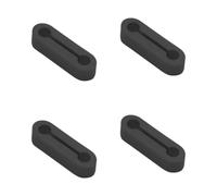 Car Door Shock Absorber Pad - 4-Piece Easy Install Edge Guard Secure Fit | Silicone Car Door Latch Cover Pad - For Sedan Minivan Truck Commuting Urban Riding Family Outings