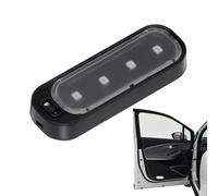 Car Door Welcome Courtesy Light - LED Shadow Projector Lamp, Wireless Entry Beacon, Magnetic Pedal Pathway Illumination | Anti Rearend Collision Safety Glow For Nighttime Parking Visibility Beams