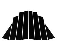 Car Door Window Pillar Trim 8 Pcs B C Pillar Posts Window Moulding Trims