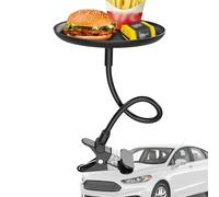 Car Eating Tray Clip pour voiture | Non-Slip Clip Food Tray, Portable Drink Tray, Car Food Table for Travel, Commuting, Daily Life, Business Trip