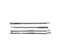 Car Edge Trim Seal Pad Pour Lancer Pour CY Pour CX Pour Fortis Pour Evo En Caoutchouc Laminé 5727A005 Lot 4 Vitres Extérieures Joint D'étanchéité Fenêtre(Out chrome)