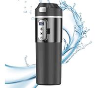 Car Electric Kettle - Bouteille De Réchauffeur D'eau À Tasse Électrique | Tasse De Café Chauffée De Voiture 12v / 24V | 304 Bouilloire En Acier Inoxydable Pour Véhicule Avec Température Réglable, Affi