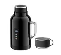 Car Electric Kettle, Heating Portable 1500 Ml 12/24 V Pots & Travel Drink Heater for Hot Water or Tea, Quick Warm Main Feature for Commute Outdoor Road-Trip Camping Daily Travel Driving