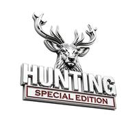 Car Emblems and Badges - 3D Deer Head Exteriors Badges Stickers Decors