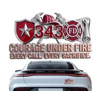 Car Emblems and Badges | Firefighter Theme Truck Motorcycle Sticker | Car E