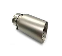 Car End Pipes Embout d'échappement universel acier inoxydable 304 entrée 51 mm sortie 89 mm tuyau silencieux arrière accessoires de voiture 1 pièce