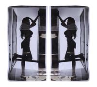 Car Enthusiasts Choose Hot Girl Pillar Decorative Decals Protective Vehicle Sticker Hot Lady Middle Column Car Decals Scratch Protection Film