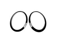 Car Eyebrow Headlight Taillight Frame Rear Lamp Ring Cover Case Loop Stickers Compatible For Mini Cooper One S JCW F54 Clubman Accessories(Front (2pcs))