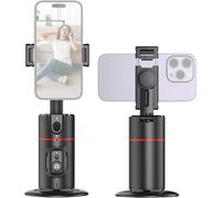 Car Face Tracker Tripod, Smart Phone Holder With Motion Tracking, 360° Rotation, Smart Phone Holder With Phone Clip, 1/4"" Screw For