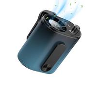 Car Fan Portable Cooler - Clips On Air Circulator for Travel Comfort | ABS Build with LED Screen, 100 Speed Adjustable Cooling Device, 360 Degree Rotation Ventilation Tool for Bedroom Stroller