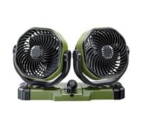 Car Fans Blow Cold Air - Self-Adhesive Double Head 2 Speeds Low Noise