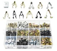 Car Fastener Clips - Trim Panel Clip for Interior | Metal Construction with Assorted Sizes, U Clip Replacement Parts, Dash Door Panel Retainer, Automotive Moulding Accessories