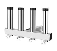 Car Fishing Rod Holder, Vehicle Pole Organizer Mount, 16.81x10x10.74 inches Stainless Steel Gear Rack, Adjustable Transport Hanger for Truck Sedan Boat Travel Accessory and Outdoor Storage Solution
