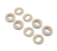 Car Floor Mat Fastener Clips Carpet Oval Clamp For VW for Golf 4 5 for GTI for Seat for Leon 1 for Skoda for Octavia for Fabia OE 3D0864851B41 3D0061795B41(Beige)