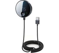 Car Fm Transmitter,Bluetooth Car Receiver With Led Display,Aux 3.5mm,Music Playback Microsd Card