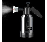 Car Foam Sprayer - PE PP 2L Capacity 33x12.5cm Size | High-Pressure Hand Pump Foaming Sprayer | Multi-Purpose Car Wash Watering Cleaning Tool for Indoor Outdoor Garden Yard Use
