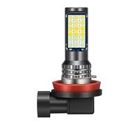 Car Fog Lights, Front Fog Lamps, Bright Three Color Light Modes, 2.56x1.57 Inches Waterproof Plug and Play Flash Bulbs for Automotive Truck Driving Visibility in Daytime, Night Weather Conditions