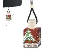 Car Fragrance - 8ml | Christmas Fragrance with Car, Aromatherapy, Interior Decor Ornaments for Rearview Mirror Road Trip RV Travel Women Men Driver Holiday Party Favors | ?ar Freshener Spray