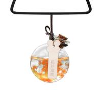 Car Fragrance Diffuser, Aromatherapy Pendant, 10ml Perfume Diffuser with Refillable Design, Glass Bottle Automotive Interior Decoration, Mirror Scent Pendant with Easy Use, Car Accessory for Travel