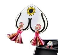 Car Fragrance Diffuser Pendant, Refreshing Hangable Ornament, 30ml Tube with Active Build, Aromatherapy Aid Supply with Alloy, Travel Road Helper, Seasonal Transition for Sedan Truck SUV RV