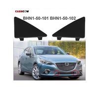Car Front Bumper Triangle Trim Cover Cap for Mazda 3 Axela 2014 2016 BHN1-50-101 BHN1-50-102 Replacement Right Left Lower Grille