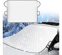 Car Front Windshield Cover, Frost Windscreen, Winter Windshield Protection, Against Uv Rays And Heat, Anti-Frost Snow Ice Universal For Most Vehicles, 145 X 96 Cm