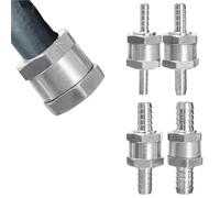 Car Fuel Non Return Check Valve Oil Supply Joint Hand Pump 6/8/10/12MM Aluminium Alloy One Way Check Valve for Peugeot Renault(8pcs 8mm)