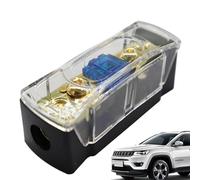 Car Fuse Block Audio Protection - Small Distribution, Block for Stable Power Management and Circuit Safety Heat Resistant Material for Long Lasting Use Vehicle Subwoofer Modification