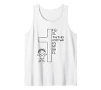 Car God Loved The World Cross Faith Débardeur