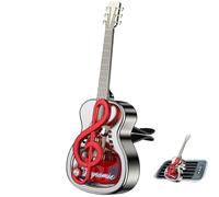 Car Guitar Shaped Air Freshener - Novelty Vehicle Scented Ornament | Aromatic Hanging Decoration with Unique Music Design, Freshens Interior, Stylish Addition for Cars, Trucks,