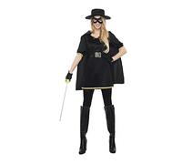 Car&Gus Déguisement de Bandit Zorro pour Femme