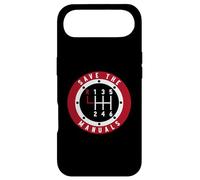 Car Guy Mechanic Men Save The Manuals Gearbox Stick 6 Speed Coque pour iPhone Air